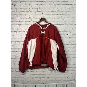 58 Sports Vintage‎ Arkansas Razorbacks Pullover Windbreaker Jacket XL